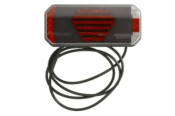 Stop spate stanga (LED, 12 24V, cu intermitent, cu far ceata, lumina de marsarier, cu stop, lumina de parcare, reflector, lungime cablu: 2m)