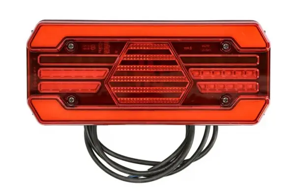 Stop spate stanga (LED, 12 24V, cu intermitent, cu far ceata, lumina de marsarier, cu stop, lumina de parcare, cu iluminare placuta, reflector, lungime cablu: 2m)