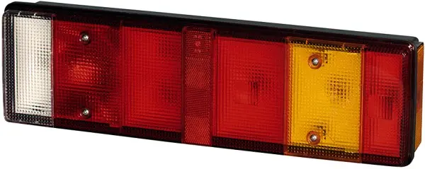 Stop tripla lampa spate stanga (Semnalizator portocaliu, culoare sticla: rosu) VW LT PLATFORMA SASIU 1996-2006