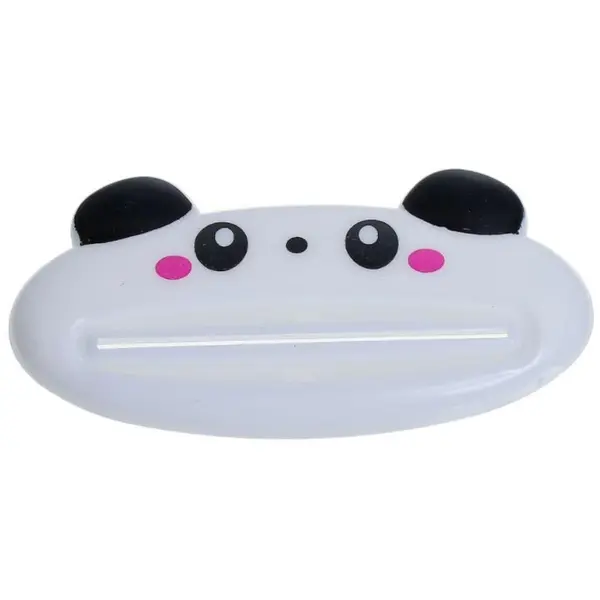 Storcator / Extruder, Ecoco, pentru tub Pasta de Dinti, Gel, Crema, model Personaj Panda, Plastic fara BPA, Intrebuintare Universala