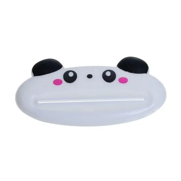 Storcator Tub Pasta de Dinti, Ecoco, Gel, Crema, model Panda, Plastic fara BPA, Intrebuintare Universala