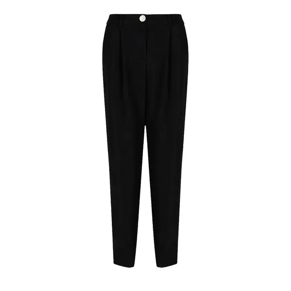 Straight pants black M