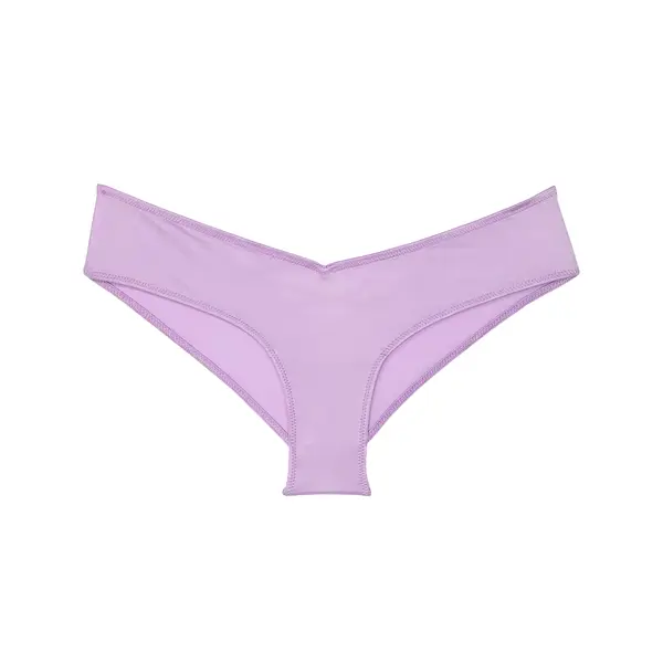 Strappy-back high-leg cheeky panty - purple S
