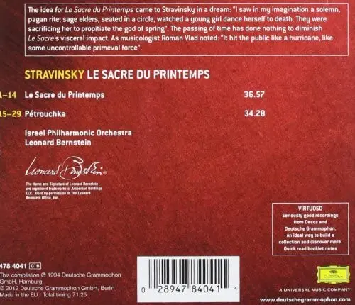 Stravinsky: Le Sacre du Printemps; Petrouchka | Igor Stravinsky, The Israel Philharmonic Orchestra, Leonard Bernstein