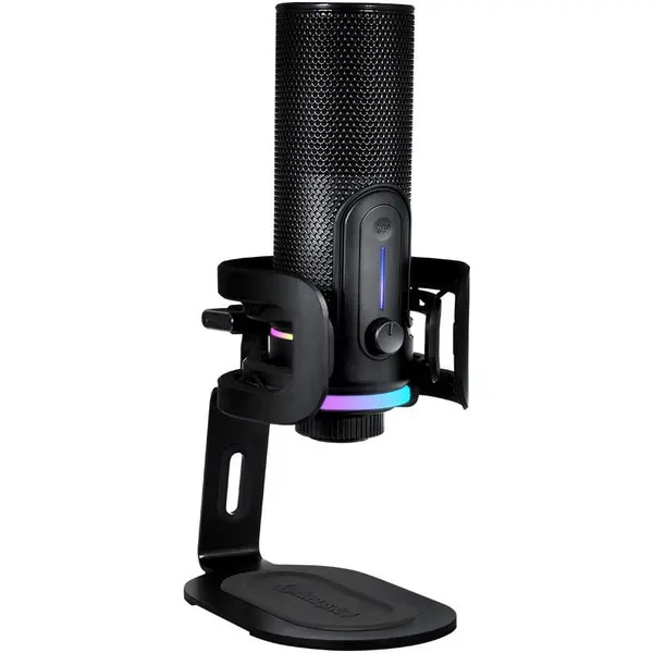streamplify Microfon Streamplify Mic Pro, RGB, 3.5mm jack, USB-C, Stereo, SPMC-MP3C327.11, Negru