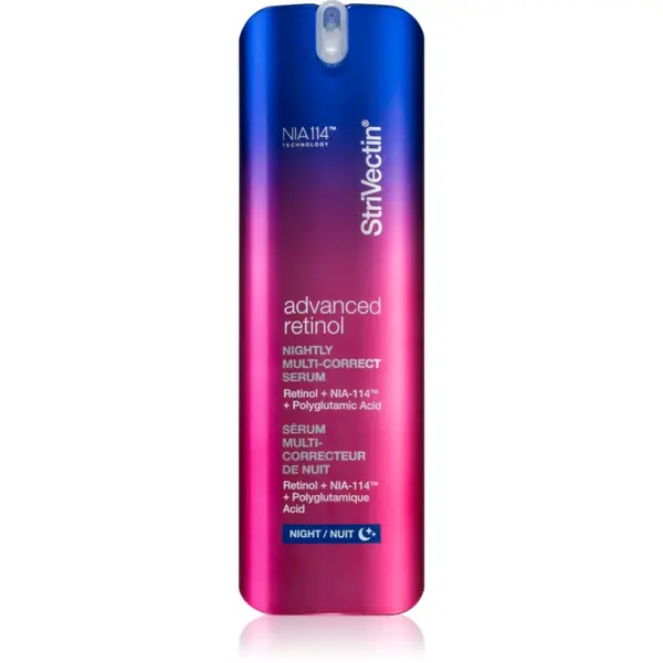 StriVectin Advanced Retinol Nightly Multi-Correct Serum ser de noapte pentru regenerarea pielii cu efect de revitalizare cu retinol 30 ml