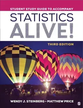 Student Study Guide to Accompany Statistics Alive!, Paperback/Zoe Brier