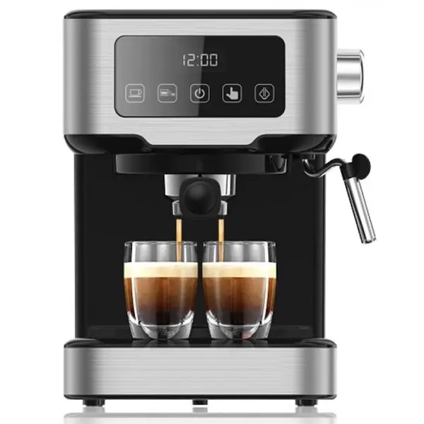 Studio Casa Espressor Studio Casa One Touch, 1100 W, 1.5 L, 15 Bari, Negru/Argintiu