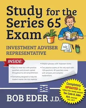 Study for the Series 65 Exam, Paperback/Bob Eder