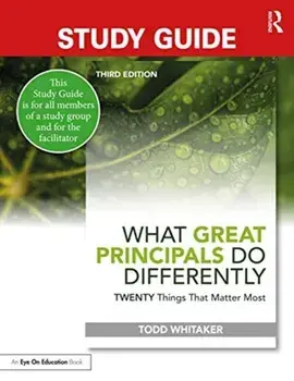 Study Guide: What Great Principals Do Differently. Twenty Things That Matter Most, Paperback/Jeffrey Zoul