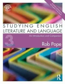 Studying English Literature and Language, Paperback/Rob Pope