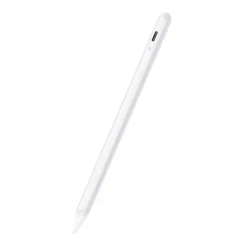 Stylus pen ESR Digital Plus Magnetic compatibil cu tablete Apple, LED, Cablu USB-C inclus, Alb