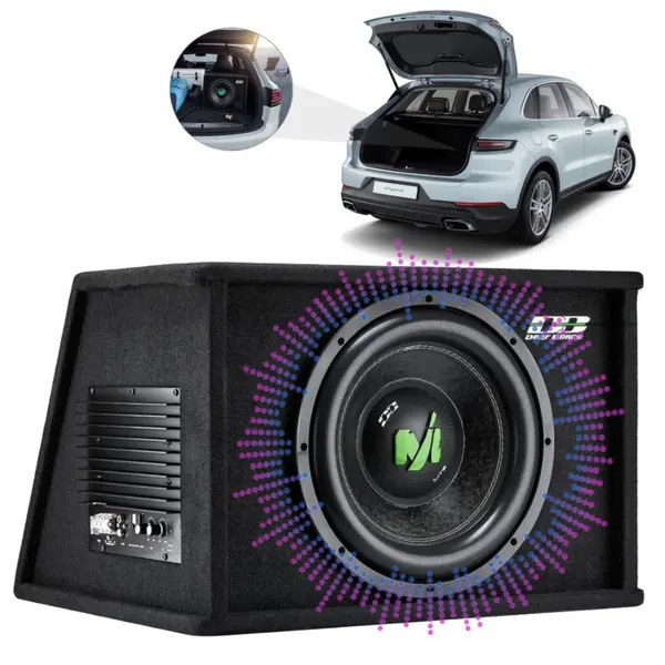 Subwoofer auto activ Deaf Bonce Machete ML10A, 250mm, 250W RMS, Activ