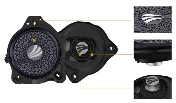 Subwoofere auto Rainbow dedicate Mercedes Benz IL-W8 MB LHD, 2 OHM, 80 W RMS, Set
