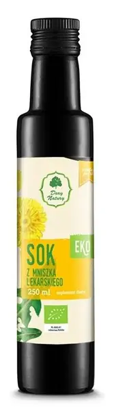 Suc bio de păpădie, 250 ml, Dary Natury