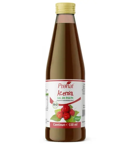 Suc de Acerola 100%, bio, 330 ml