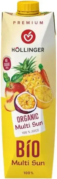 Suc de fructe organic cu morcovi Multi Sun, 1 l, Hollinger