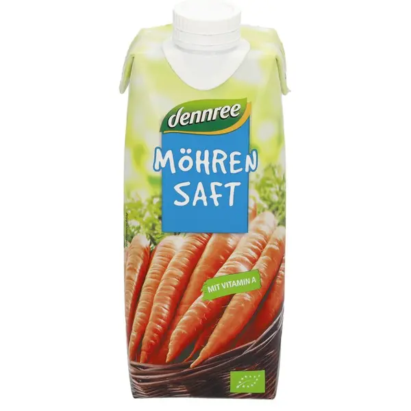 Suc de morcovi bio 500ml Dennree