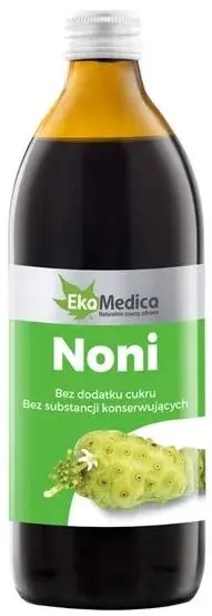 Suc de noni cu vitamina C naturală, 500 ml, EkaMedica