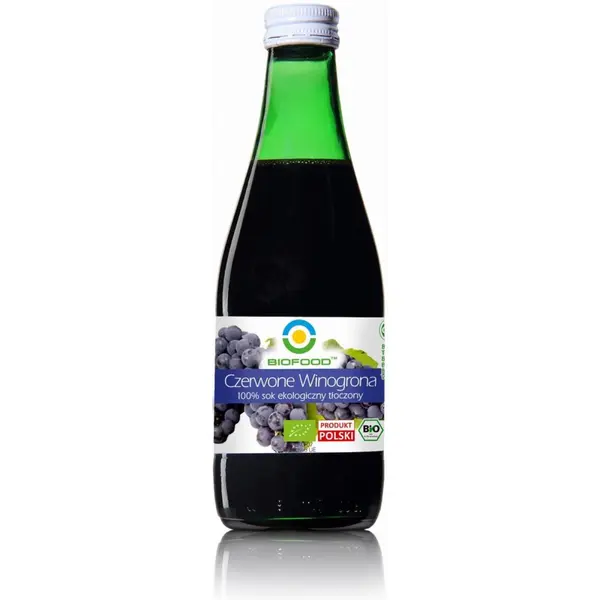 Suc de struguri rosii bio 300ml Biofood