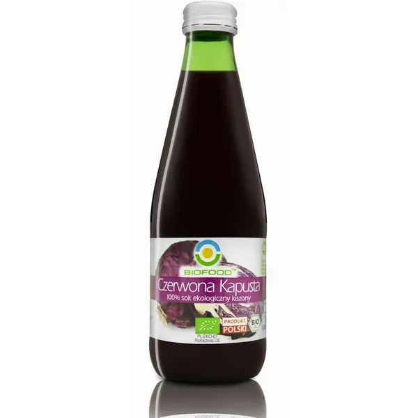 Suc de varza rosie lactofermentata bio 300ml Biofood