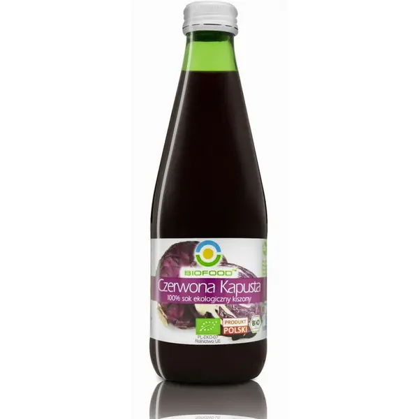 Suc de varza rosie lactofermentata bio 300ml Biofood