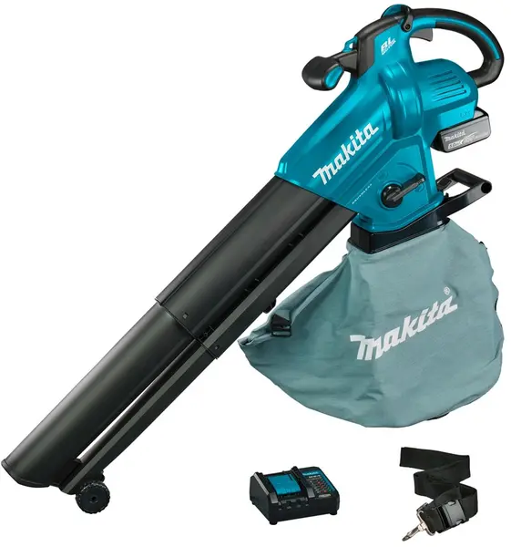 Suflantă de frunze fără fir Makita - DUB187T001, LXT, 18 V, cu baterie și încărcător