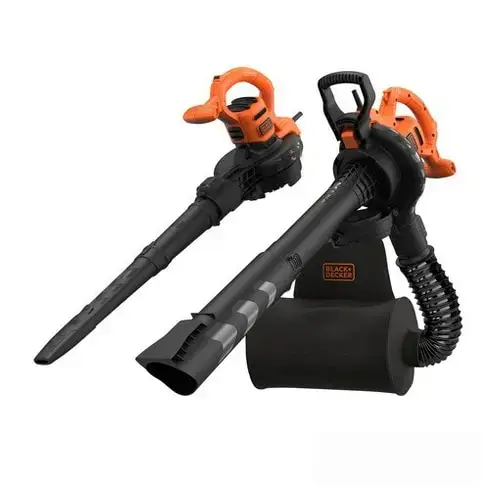 Suflanta si aspirator cu tocator pentru frunze Black+Decker BEBLV290, putere 2900 W, viteza de suflare de 315 km/h, sac de colectare 55 L