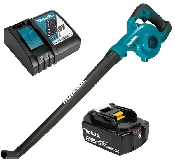 Suflător cu acumulator Makita - DUB186RT, LXT, 18 V, cu baterie și încărcător