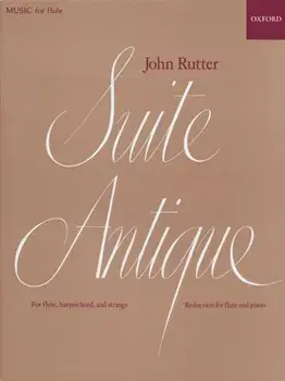 Suite Antique. Reduction for flute and piano, Sheet Map/***