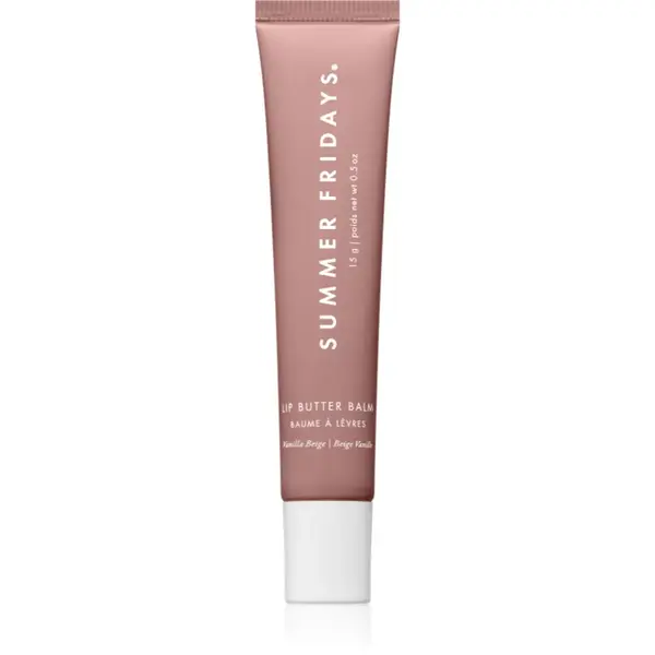 Summer Fridays Lip Butter Balm Balsam de buze hidratant culoare Vanilla Beige 15 g