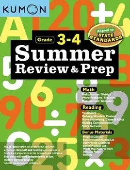 Summer Review and Prep 3-4, Paperback/Kumon