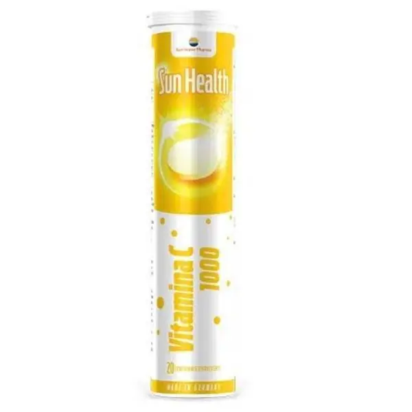 Sun Health Vitamina C 1000mg, Sun Wave Pharma | 20 comprimate efervescente