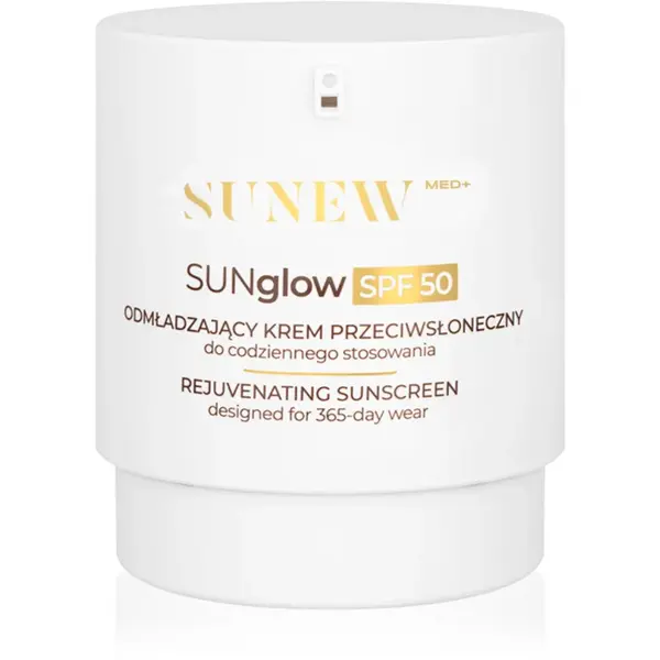 SUNEWMED+ SUNglow Anti-Aging Face Sunscreen SPF 50 cremă pentru plaja cu efect de intinerire SPF 50 50 ml