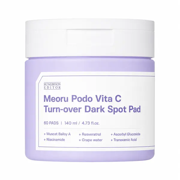 Sungboon Editor – Meoru Podo Vita C Turn-over Dark Spot Pad, 140ml (80 pads)