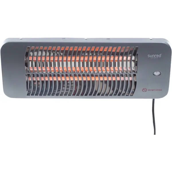 SUNRED ncalzitor de perete Sunred LUG-2000W Lugo Quartz, putere 2000 W, Gri