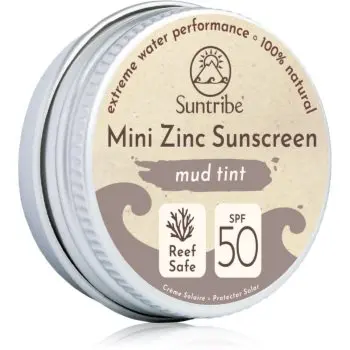Suntribe Mini Zinc Sunscreen crema de fata cu minerale pentru protectie SPF 50