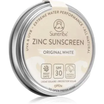 Suntribe Zinc Sunscreen crema de fata cu minerale pentru protectie SPF 50