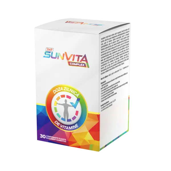 Sunvita Complex, 30 comprimate, Sun Wave Pharma