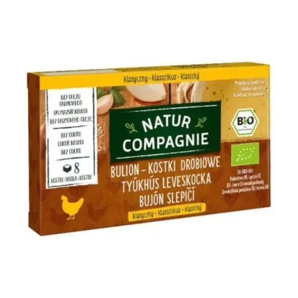 Supa BIO de Pui, 8 Cuburi, Natur Compagnie