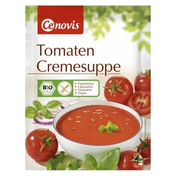 Supa Crema Bio de Rosii, fara Gluten, 63 g, Cenovis