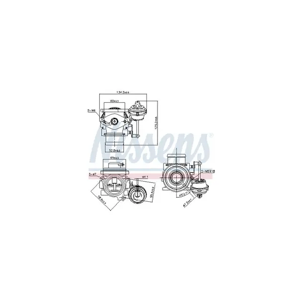 Supapa EGR NISSENS 98182