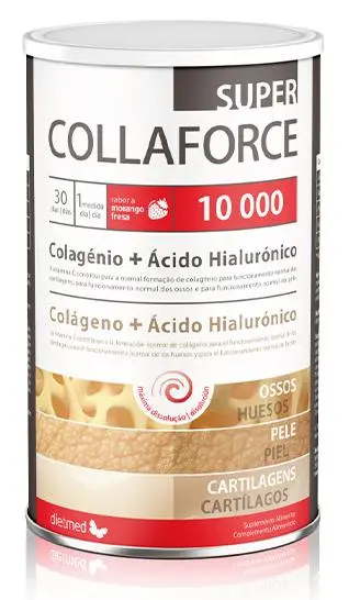 Super Colaforce, 10 000 mg, căpșuni, 450 g, Dietmed