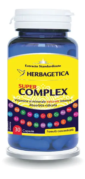 Super Complex, 30 capsule, Herbagetica