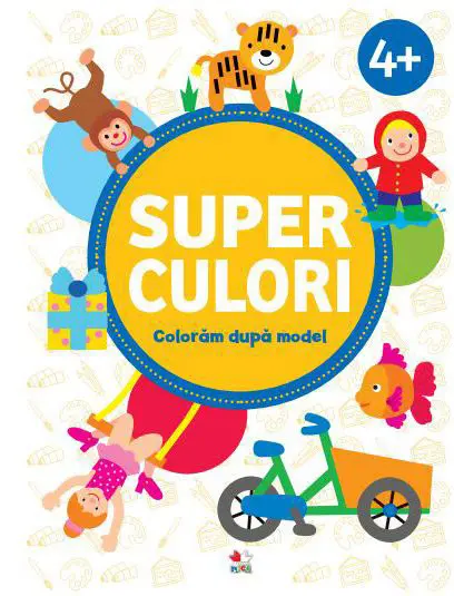 Super culori. Coloram dupa model 4+. Volumul 2 |