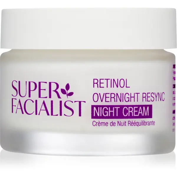Super Facialist Retinol Overnight Resync crema de noapte care catifeleaza antirid 50 ml
