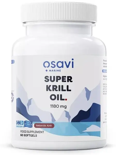 Super Krill Oil, 1180 mg, 60 capsule gel, Osavi