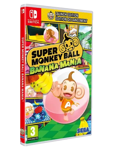 SUPER MONKEY BALL BANANA MANIA LAUNCH EDITION Нинтендо Суич