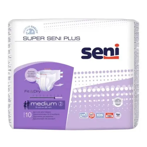 Super Seni Plus Medium, 10 bucati Zephyr Labs