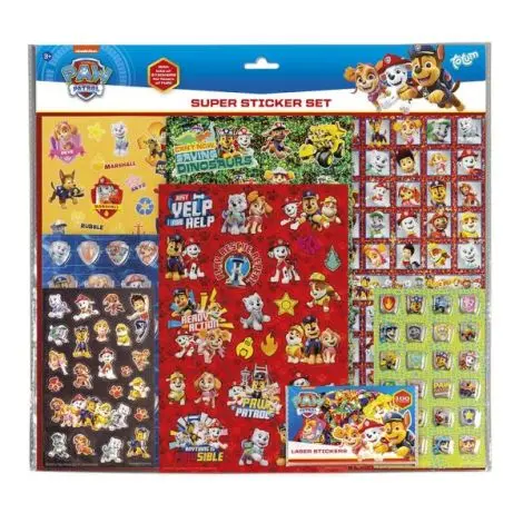 Super set abtibilduri Paw Patrol, Patrula Catelusilor